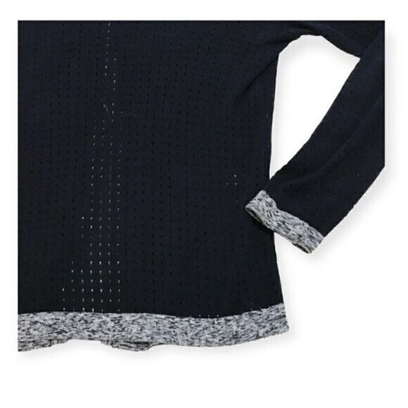 Rag & Bone Ariana Perforated Split-Back sweater, size XXS - Picture 6 of 12